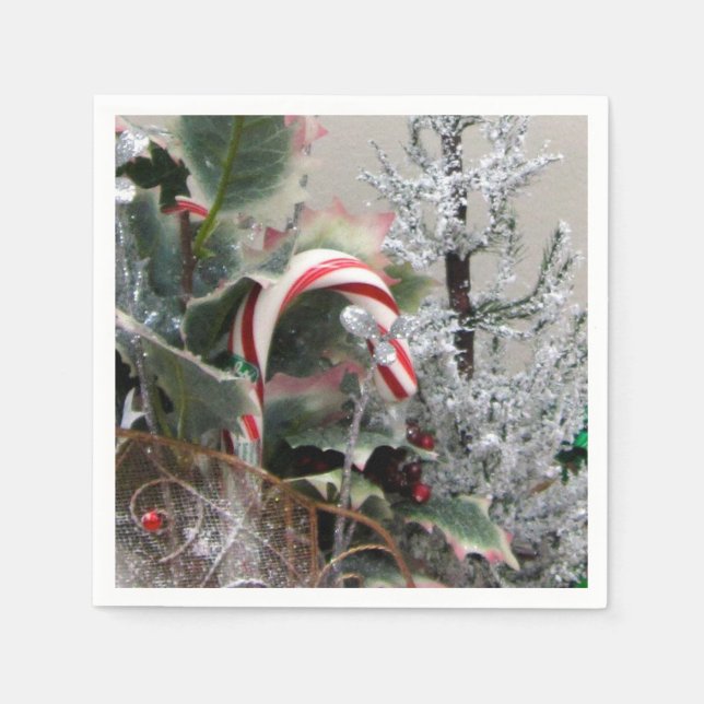 Weihnachtsapplikationen Serviette (Vorderseite)