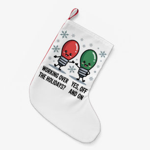 Weihnachtsarbeit an den Feiertagen Lustiger Weihna Kleiner Weihnachtsstrumpf