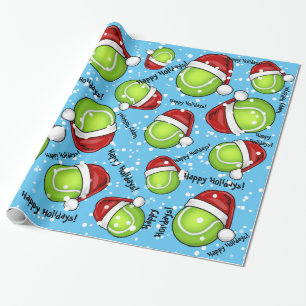 Weihnachtsart-Tennisball Geschenkpapier