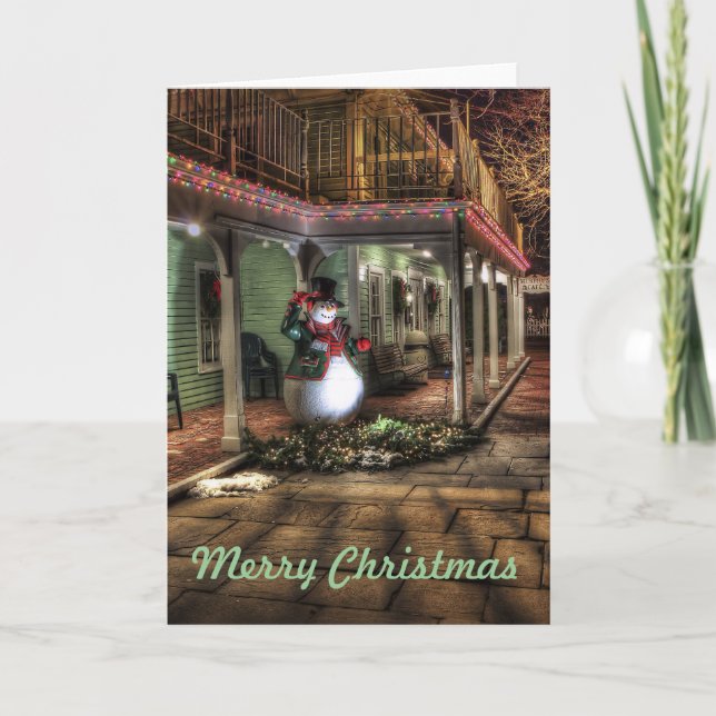 Weihnachtsatmosphäre 2001 feiertagskarte (Vorderseite)