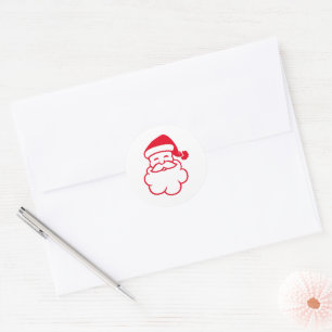 Weihnachtsaufenthaltsaufkleber Jolly Merry Weihnac Runder Aufkleber
