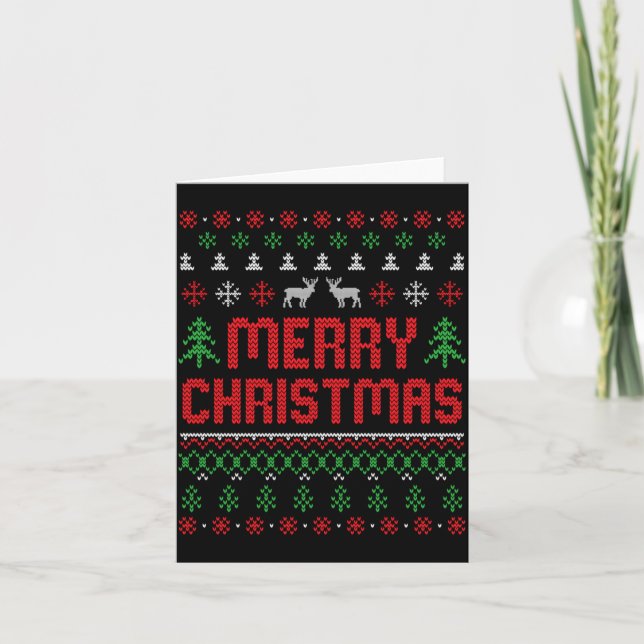 Weihnachtsaufführung Karte (Vorderseite)
