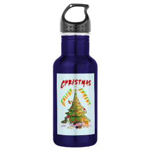Weihnachtsaufklärung Edelstahlflasche