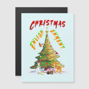 Weihnachtsaufklärung Magneteinladung
