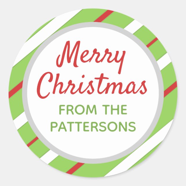 Weihnachtsaufkleber (20) runder aufkleber (Vorderseite)