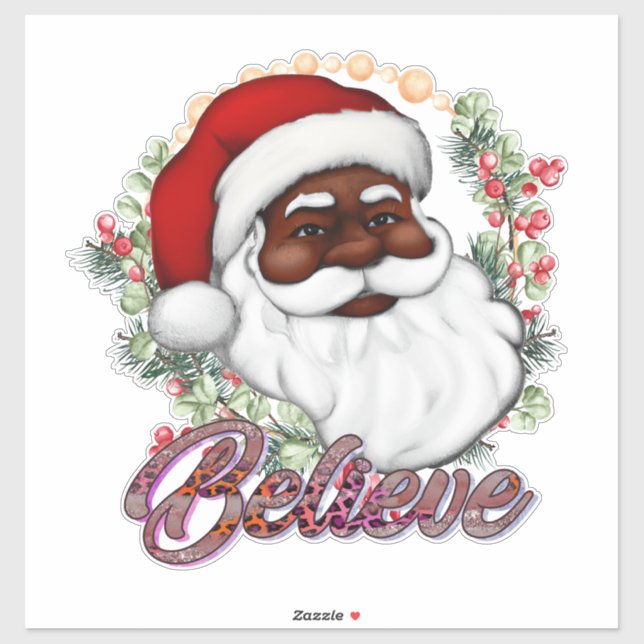Weihnachtsaufkleber Claus Xmas Decals Spaß Aufkleber (Blatt)