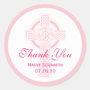 Weihnachtsaufkleber, Dusche oder Erste Kommune Runder Aufkleber