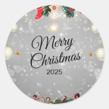Weihnachtsaufkleber – Festliches Feiertags-Dekor