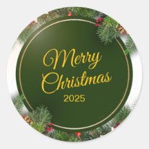Weihnachtsaufkleber – Festliches Feiertags-Dekor