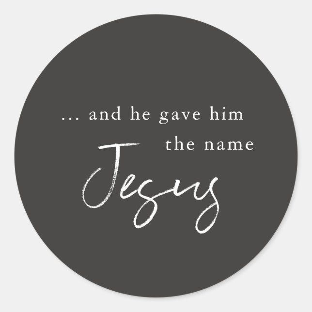 Weihnachtsaufkleber Runder Aufkleber (Vorderseite)