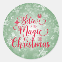 Weihnachtsaufkleber Runder Aufkleber