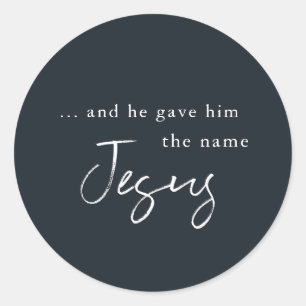 Weihnachtsaufkleber Runder Aufkleber