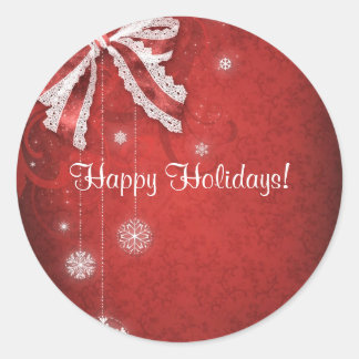 Weihnachtsaufkleber Runder Aufkleber