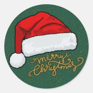 Weihnachtsaufkleber  runder aufkleber