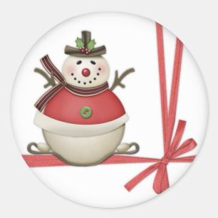 Weihnachtsaufkleber Runder Aufkleber