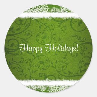 Weihnachtsaufkleber Runder Aufkleber