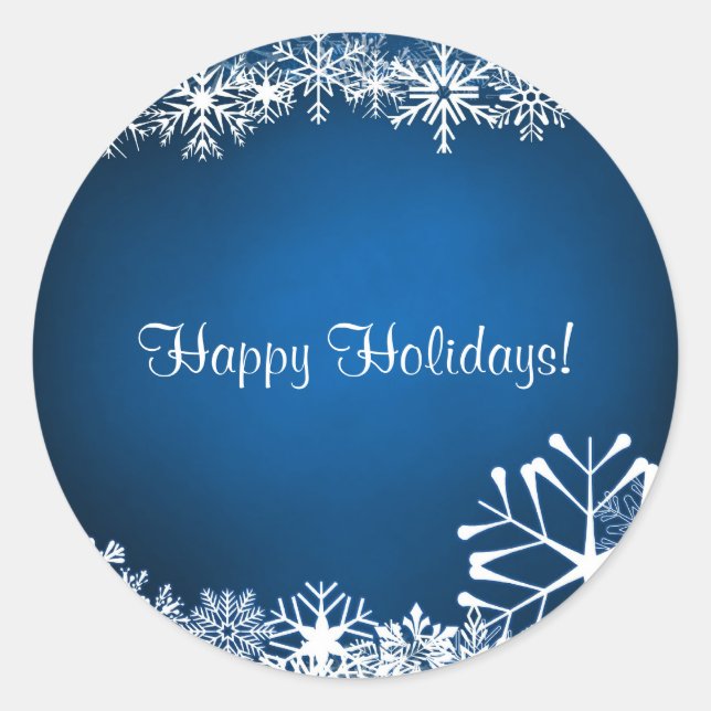 Weihnachtsaufkleber Runder Aufkleber (Vorderseite)