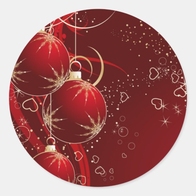 Weihnachtsaufkleber Umschlag Aufkleber Weihnachten (Vorderseite)