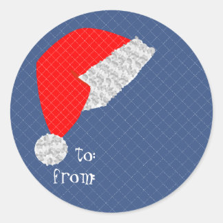 Weihnachtsaufkleber "von" runder aufkleber