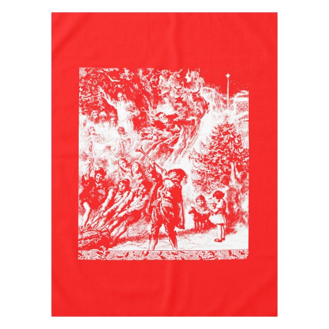 Weihnachtsausdruck Tischdecke (Vorderseite)