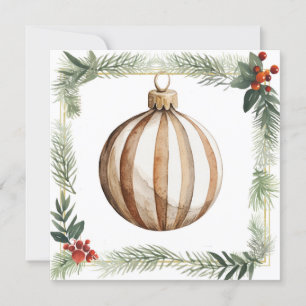 Weihnachtsausstellung Feiertagskarte