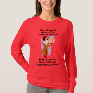 Weihnachtsavon-Shirt - lange Hülse T-Shirt