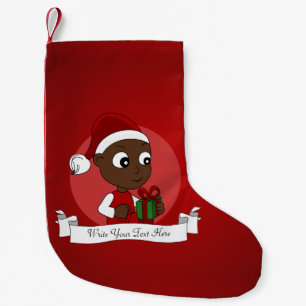 Weihnachtsbaby-Cartoon Kleiner Weihnachtsstrumpf