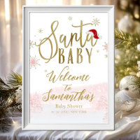 Weihnachtsbaby-Dusche Begrüßungszeichen