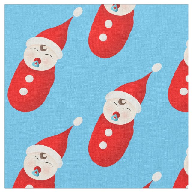 Weihnachtsbaby Stoff (Nahaufnahme)