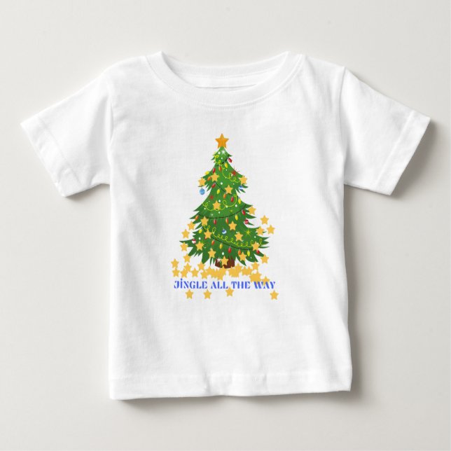 Weihnachtsbaby-T - Shirt (Vorderseite)