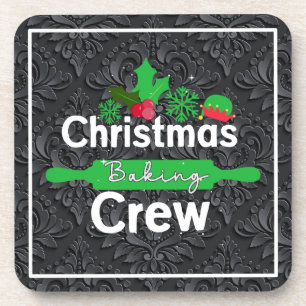 Weihnachtsbacken-Crew-86543 Getränkeuntersetzer