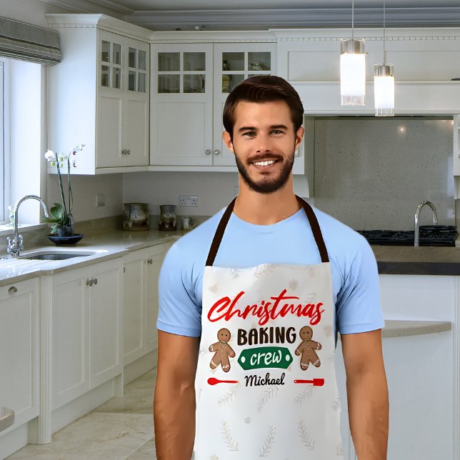 Weihnachtsbacken Crew, Familienmassage Schürze (Von Creator hochgeladen)