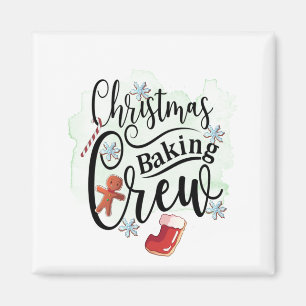 Weihnachtsbacken-Crew Magnet
