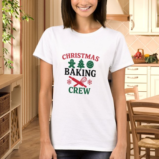 Weihnachtsbacken Crew Mama T-Shirt (Von Creator hochgeladen)