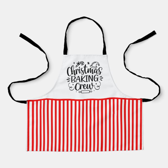 Weihnachtsbacken-Crew Schürze (Vorderseite)