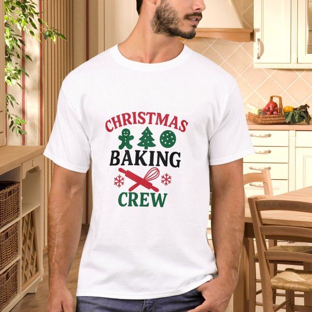 Weihnachtsbacken Crew Vater T-Shirt (Von Creator hochgeladen)