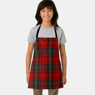 Weihnachtsbacken Rotes Schottisches Tartan-Schürze Schürze