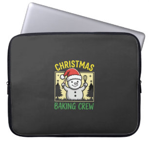 Weihnachtsbäcker-Schneemann-Feiertag Laptopschutzhülle