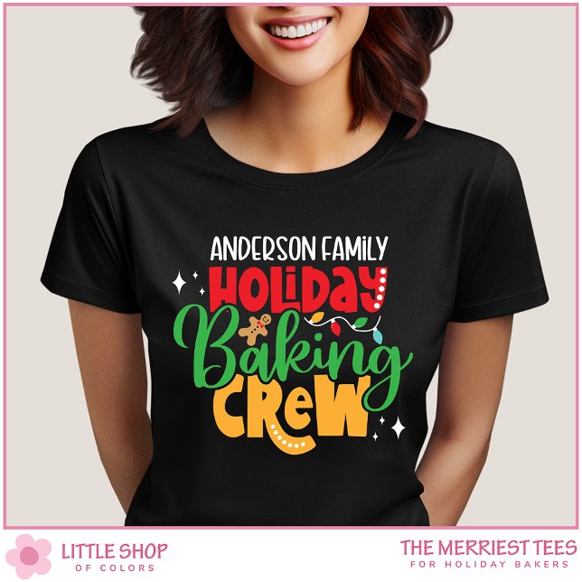 Weihnachtsbäckerei-Crew: Individuelle Familienweih T-Shirt (Von Creator hochgeladen)
