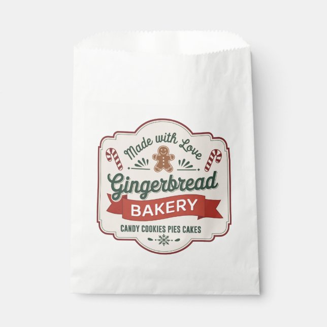 Weihnachtsbäckerei Geschenktütchen (Vorderseite)