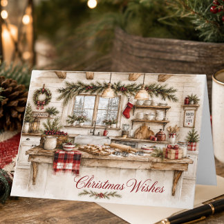 Weihnachtsbäckerei Küche Farmhouse Weihnachten