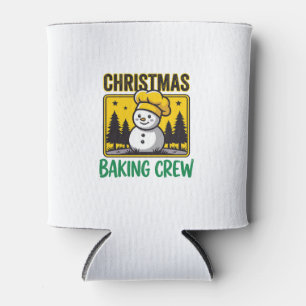 Weihnachtsbäckerei-Schneemann-Feiertagsdesign Dosenkühler