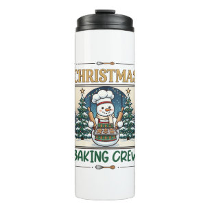 Weihnachtsbäckerei Schneemann Koch Lebkuchen Coo Thermosbecher