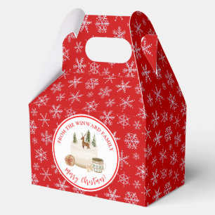 Weihnachtsbäckerei Weihnachtskuchen Geschenkschachtel