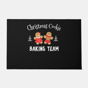 Weihnachtsbackmannschaft Lebkuchenmann Fußmatte