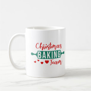 Weihnachtsbackmannschaft-Typografie Kaffeetasse