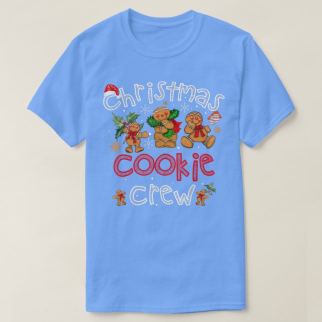 Weihnachtsbackteam Cookie Crew Neue Bäcker T-Shirt (Design vorne)