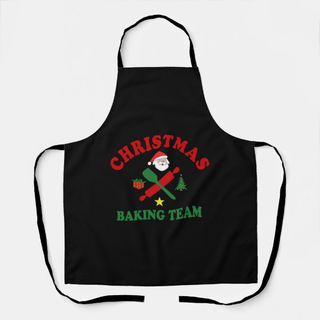Weihnachtsbackteam Schürze (Vorderseite)
