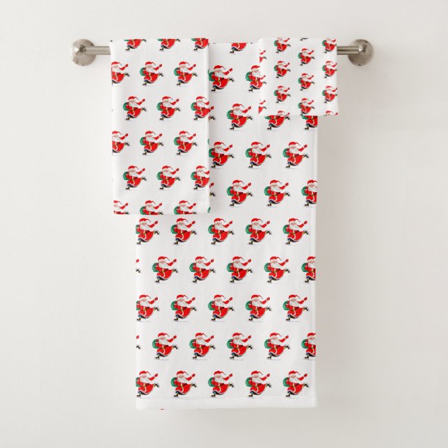 Weihnachtsbadehandtuch-Set Badhandtuch Set (Insitu)