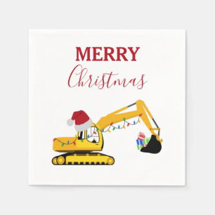 Weihnachtsbagger   serviette